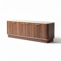Wooden sideboard cabinet with four doors and storage space 120 x 40 x 60cm